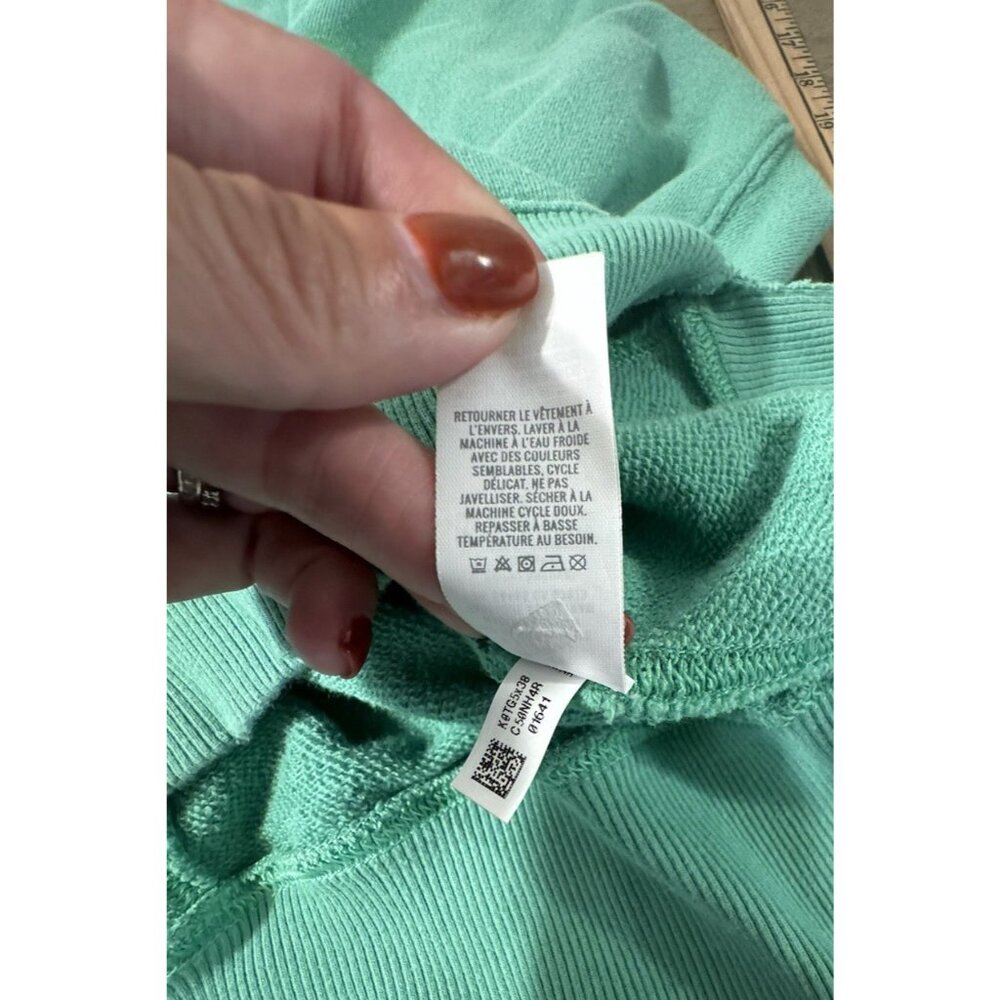 Aerie American Eagle Ice Cold Ski Resort Oversized Green Sweatshirt Size Medium - Picture 9 of 10